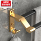 No punch-out towel rack bathroom towel rack hook bathroom hanger single and double towel rod Yahei 3 sets 13590