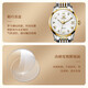 
OLEVS Swiss certified brand watch women's luminous waterproof fully automatic mechanical watch simple temperament light luxury women's watch OLEVS-6630 women-steel belt white