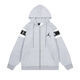 Aerogami-Nike Trendy Brand AJ Flying Man and Women's Cotton Plus Fleece suéter de pareja suelta con capucha Casual Adidas 673 Gray Plus Fleece alta calidad L adidas 110-130Jin [Jin equivale a 0.5 kg]