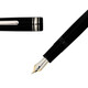 Montblanc (MONTBLANC) Meisterstück gold pen fountain pen 146/149 calligraphy practice gold business gift for parents 146 black rod white clip 14K gold tip F