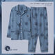 Men's pajamas, men's pure cotton, fat, larger and thickened, spring and autumn long-sleeved cardigans, two-piece set, 898 Recommended 125-145Jin[Jin equals 0.5 kg] XL