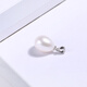 Knock Love Natural Freshwater True Pearl Single Water Drop Pendant Necklace for Women S925 Silver 2025 New Trend Simple and Versatile T1015 Water Drop White Pearl Silver Holder without Chain 7-8mm
