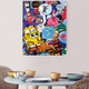 DIY Digital Oil Painting SpongeBob Doraemon niedliche handgesperrte handgedrückte Ölmalerei DIY Färbung 1048 50*65 gestreckte 2,5 cm verdickte Rahmen