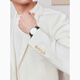 Par Créations [25 Spring Nouveau produit] Cypress Cotton and Line Non-structure Single Suit Men's Business Commuter Suit Blazer Top White (Herry-Fold) 48