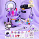 Bei Chuzhong Kinderkosmetik ungiftiger Set Toys Girls 'Geburtstagsgeschenke 7-14 Jahre Make-up-Box 6-10 Jahre Student Geschenke Advanced Make-up Eimer Tasche [49-köpfiges Set + 4 echte Kulomi-Aufkleber] Zehnjährige Schönheitsspielhaus 8-12 Jahre Make-up-Bucket 2025 beliebteste Spielzeug