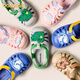 Balabara cartoon children's sandals for summer boys' hole shoes for girls' non-slip soft bottom home infants and toddlers wear beach sandals outside bear khaki 24 inner length 15cm suitable for foot length 14.4-15.3cm