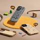 Meizu Pandaer Magnetic Skin-absorbiendo la caja de teléfonos móviles adaptada a Apple Phone 16Pro/16Promax 16Pro Tea Tea Drink