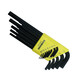Borton American Allen Wrench Set for Public-English Extended Ball Head Screwdriver Imported Hardware Tools Six-Square Pot 12137 (0.05-3/8) Imperial Flat Head 13-Piece Set