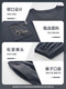 Men's pajamas, men's cotton long-sleeved spring and autumn 2024 new style of teenagers, boys' cotton home clothing set QM1584 Men: XXL