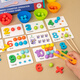 
Xingtang Children's Early Education Toys Focus Hand-Eye Coordination Training Picking Beads Picking Beads Baby Digital Montessori Number Operation Picking Beads + Magnetic Fish Find Placement