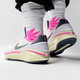 Nike (Nike) Chaussures masculines officielles Air Zoom G.T.CUT 2 EP non-glisser les chaussures de basket-ball pratiques décontractées résistantes aux hommes FD9905-101 ROSE WHITE 40