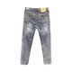 Sakura makeup design sense nine-point jeans men's trendy brand handsome slim elastic trousers summer thin 9-point casual pants 691 quality 28