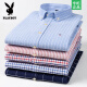 Playboy 100% puro de algodón puro guangdong Piting Camisa para hombres Summer de alta gama Nuevo estilo de mediana edad de mediana edad y jóven