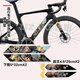Bicycle de route sans licence Sticker Fork Fork Fork Animation 2D Animation Créative Pain Creative Tamion Imperpose Film Sticker Réflexion Sasuke 01