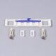 Accesorios de la cubierta del inodoro universal 1156 Marco del tornillo de fijación del tornillo del tornillo Base Placa del enchufa Perno rosa 1047 amortiguador de metal