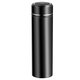 Pangdonglai Pangdonglai Yanxuan Qualität 316 Intelligente Temperaturanzeige Edelstahl Thermalbecher Wasserbecher Männer und Frauen Geschenkanpassung 01304 Edelstahl gewöhnlicher Gentleman Black 500ml