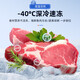 美菱（MeiLing）冰柜卧式大容量冷柜商用家用 零下40度深冷速冻 电子控温冷藏冷冻转换展示柜保鲜柜双门雪糕柜 738升【-40度/电控】PCM内胆 738L