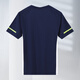 
2025 new spring badminton uniform men and women short-sleeved competition suit quick-drying breathable sports competition training suit 7028 white men's top L