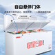 星星（XINGX）冰柜商用大容量商用一级能效518升528GE冷柜卧式冷藏冷冻转换卧保鲜冷柜雪糕店超市餐饮店 【中梁除霜】718L商用冷柜728GE