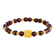 BOC Billion Gold Garnet Four-leaf Clover Gold Bracelet Women's Foot Gold Transfer Bead Bracelet Birthday Valentine's Day Gift for Girlfriend and Wife Garnet Bracelet Gold Weight Approximately 3g