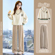 
Yoyo one (Yoyo one) girls autumn suit new children's spring and autumn style college style sweatshirt for girls, junior high school students autumn style 4948 m white + 13068 blue 130 130cm