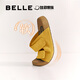 百丽（Belle）吐司拖1代升级款休闲勃肯鞋女25夏季新商场款魔术贴拖鞋D5Y1DBT5 黄色 （1代升级版） 36 (230mm)