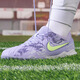 Nike (Nike) Legend 10 Football Shoes Men's 2025 Summer New Sports Shoes Men's Men's Grass Training Competition TF Chaussures de football à ongles brisés HF1591-500 / Purple / suggéré pour prendre une taille plus grande 40