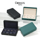 C/CC/K Leichte Luxus -Schmuck -Schmuck -Aufbewahrungsbox PU Leder Magnet Ring Storage Box Halskette Anhänger Juwelierschachtel Schmuck Schachtel ed11301 Ringpatrone Tinte Grün grün