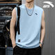 ANTA Sports Vest Men's Sleeveless T-shirt Men's Summer Basketball Training Wear Fitness Running Quick-Drying Clothes 7123-2 Pure White L
