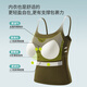 
Women's Modal with inner and outer wear with chest pads and waistband comfort, refreshing and pure Korean top white L