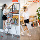 Little Giant Giant House Heringbone Ladder Aluminio Aleación de aluminio Multifunción Plegable Renovación de elevador interior Renovación Actualización Modelo 4 Pasos 15270-001 Altura táctil 3.1m