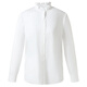 Gloria women's high-end ruffled light luxury long-sleeved stand-up collar white shirt shirt 1E1C3E050 03W original white XS