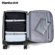 Hanker universal wheel suitcase, suitcase, men's and women's trolley case, small box, boarding case, password suitcase, black 20 inches
