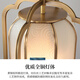 Lampe Qiao quantong Nouveau style chinois Chinal Chandelier Porte d'altitude Balconie extérieure Pavillon étanche Pavillon Salle d'éclairage 695 A-Diamètre 21 Hauteur 33-trois couleurs Lumière