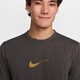 Nike (NIKE) Men's AS M NK DF UV HYVERSE SS OPP2 Knitted Collarless Short T HV4882-299 M