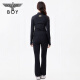 BOY LONDON spring and summer women's simple black slim elastic sport trousers W15901 black S