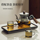 Mud teapot tea water separation glass teapot high borosilicate large capacity thickened heat-resistant kettle office tea drinking men