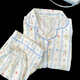 
Bear children's pajamas for women in summer short-sleeved little girl 2025 new sweet girl home clothes kids suit 753# soft skin-friendly [short-sleeved + shorts] 160 [M code] 150-160CM 85-100Jin[Jin equals 0.5 kg]