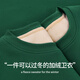 Xuezhongfei [Off-shelf] 2024 new velvet warm round neck sweatshirt for women fashion, simple casual and comfortable Black 15664F XS 155/80A