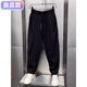 Aojunlin Sommer neuer Stil Dünne, atmungsaktiven, hängenden lässigen Hose für Männer für leichte lose Plissee Harem Hosen für Männer Khaki m -120jin [Jin entspricht 0,5 kg]