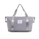Easy Travel Package for men and women large capacity expansion can be used to trolley suitcase storage for delivery bag business trip duffel bag gray
