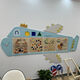 Hongtong Kindergarten Wandspielzeugkorridor Spiel Dekoration Kinder früh Bildung Montessori Unterricht AIDS Wandbetrieb Kognitiver Board Arbeit Simulationsspielplatte