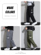 Pantalones de trabajo recto para pantalones casuales de verano de verano para hombres. Marca de moda de moda estadounidense de múltiples pantalones de gran tamaño de gran tamaño 9930 gris a.jpg 2xl150-165jin [Jin equivale a 0.5 kg] todo el tamaño