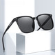Präzise Kite-Sonnenbrille für Frauen 2025 Neue polarisierte Sonnenbrille für Frauen Sonnenschutz und ultraviolette Sonnenbrille Fahren und Fahren Schwarz-High-End-Praktik