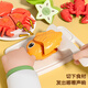 Balson Children's Toys 3-6 ans Fruit Cher Le Kitchen jouant des biscuits de maison garçons et filles Toys Box cadeau de 32 pièces