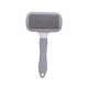 Japanese dog comb, dog hair cleaner, cat hair removal comb, Teddy Bichon needle comb to remove floating hair, upgraded round gentleman gray