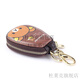 DULAIKE Cartoon Bear Key Bag Cute Ladies Universal Personality Compact Cartoon Storage Key Bag Home Customization Lay Biscuit Bear