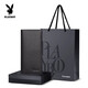 Playboy Store Menora de hombres Billet de cuero casual Bolsa de cuero larga bolso de billetera para hombres Regalo de billetera para novio [Caja de regalo de colección] Primera capa Cow Wide 2071 Brown