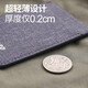 Vanlord men's card holder ultra-thin simple compact card holder mini handmade Korean denim card holder blue
