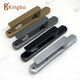 Kezhitu Custom Folding Door Hydraulische Edelstahl-Stahlscharnierzubehör Schwerlösende Lagerhülsenpapiertür Scharnier europäische Standard-Bridge-Aluminiumtüren und Fenster Sternenhimmel Gold C Slot 1591 (Bitte beachten Sie die linke und rechte Anweisungen